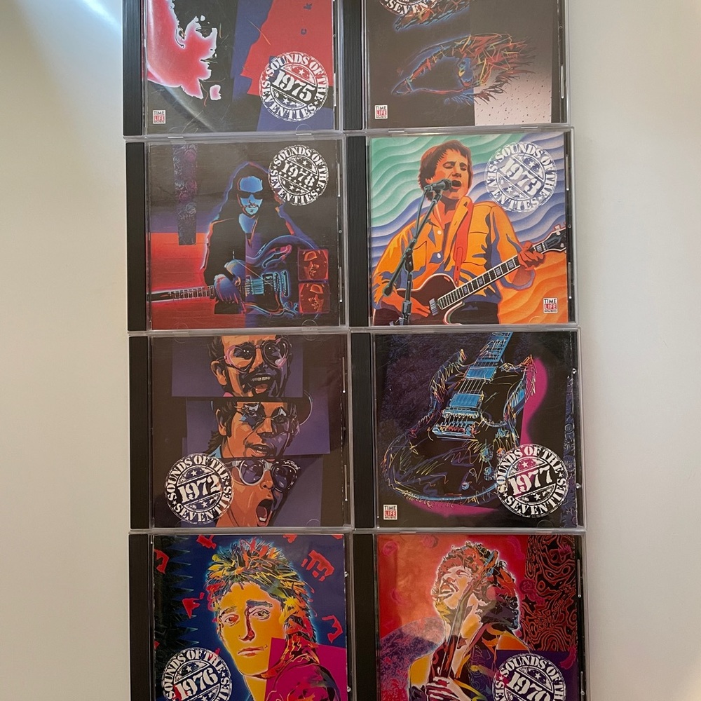 Colorful Music Album Covers Set